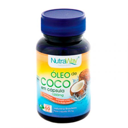 Óleo de Coco Nutraway 60caps 1000mg