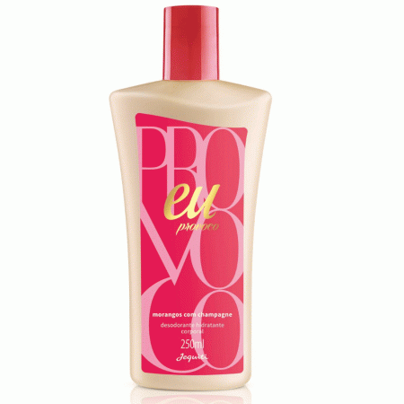 Eu Provoco Morangos Com Champagne Loção Hidratante Desodorante Corporal Jequiti