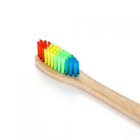 Escova de Dente de Bambú Colorida Avulsa