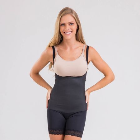 Corselet Bermuda Invisible Preta P