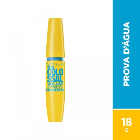 Rímel Máscara de Cílios Maybelline The Colossal Volum' Express com 18g