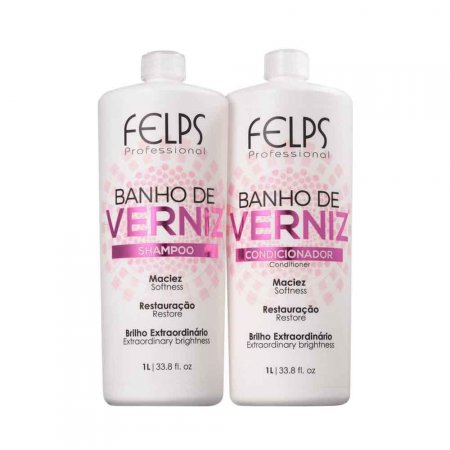 Shampoo + Condicionador Banho De Verniz Felps 2L