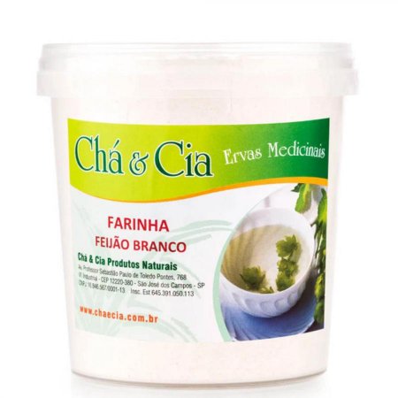 Farinha de Feijao Branco 100g Chá e Cia