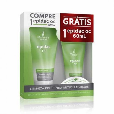 Kit Sabonete Líquido Epidac OC 150ml + 60ml