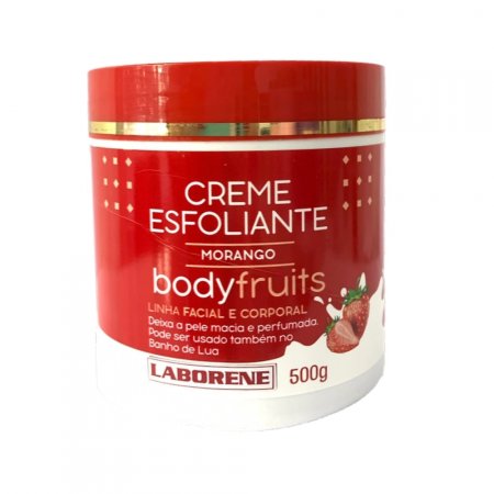Creme Esfoliante Morango 500g Laborene