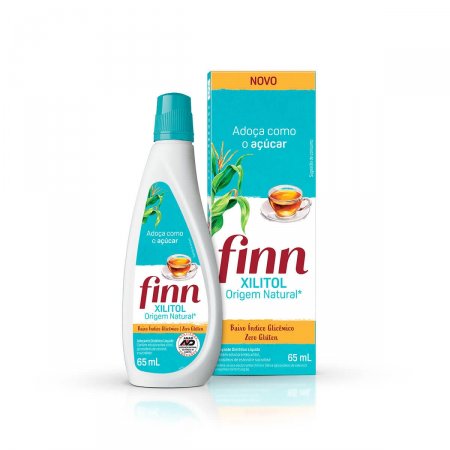 Adoçante Líquido Finn Xilitol com 65ml