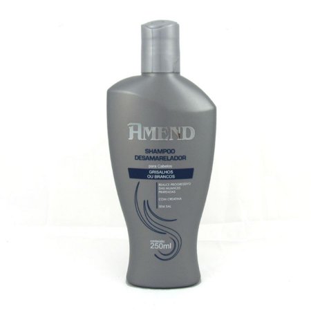 Shampoo Desamarelador Cabelos Grisalhos 250ml Amend