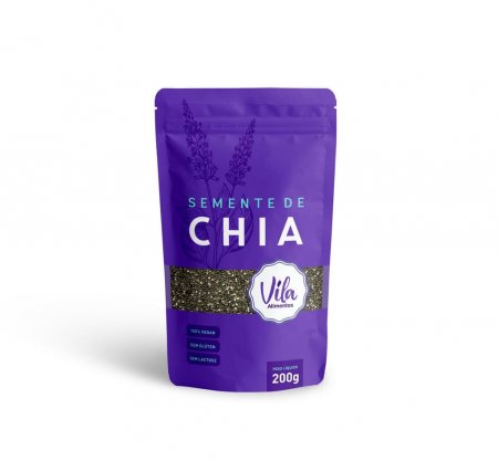 Semente de Chia 200gr - Vila Alimentos