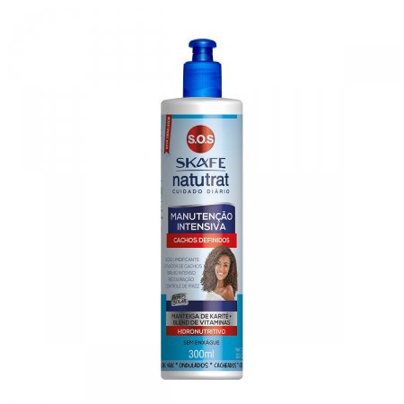 Ativador de Cachos Manutenção Intensiva Skafe Natutrat SOS Cuidado Diário com 300ml