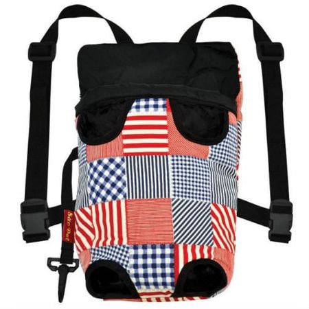 Bolsa Frontal Canguru Para Cães - São Pet Bolsa Frontal Canguru Para Cães Tamanho Único-Vermelho