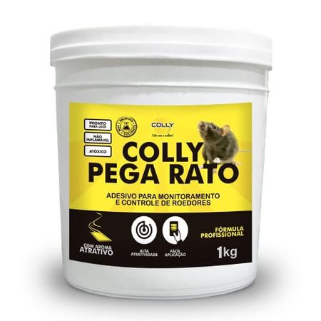 Ratoeira Cola Pega Rato Colly - 1kg