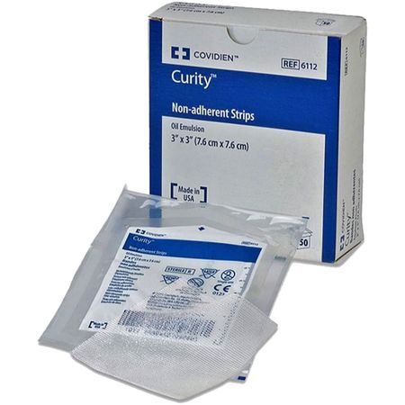Curativo Não Aderente - Cobertura Curity - 7,6X7,6Cm - 6112
