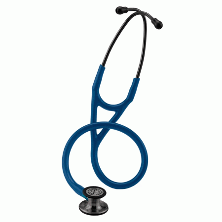 Estetoscópio Littmann Cardiology IV 6202 Azul Marinho com Conector Azul Espelhado