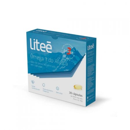 Ômega 3 Alasca Litee 1000mg 30 Cápsulas Gelatinosas