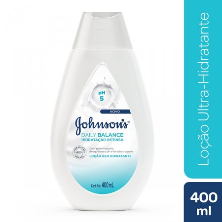 Loção Deo Hidratante Johnson's Daily Balance Hidratação Intensa com 400ml