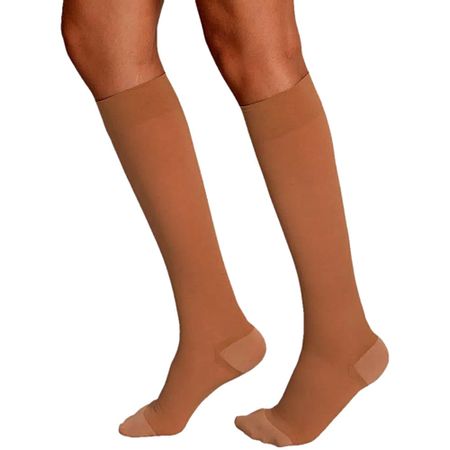 Meia Panturrilha Venosan 6000 - Média Compressão - Fechada - Bronze - G