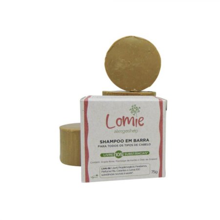 Shampoo em barra lomie 75g
