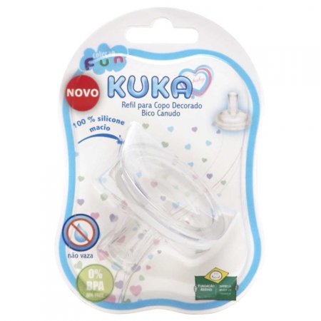 BICO PARA COPO DECORADO BICO CANUDO KUKA