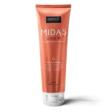 Midas Leave In - Biofios Profissional - Protetor Térmico Sem Enxágue - 250g