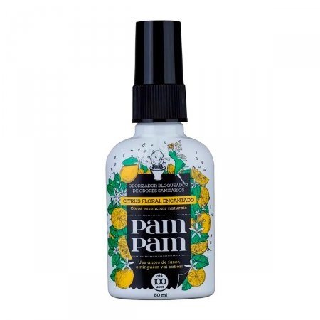 Bloqueador de Odores Sanitários Pam Pam Citrus Floral com 60ml