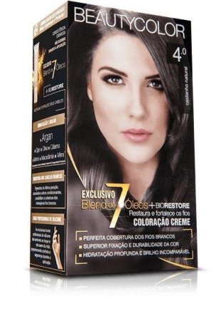 Tintura Beauty Color 4.0 Castanho Natural