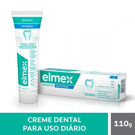 Pasta de Dente Elmex Sensitive Whitening com 110g