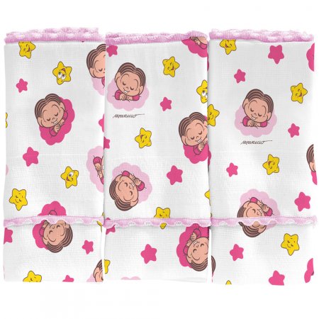 PANO DE BOCA TURMA DA MÔNICA FEM