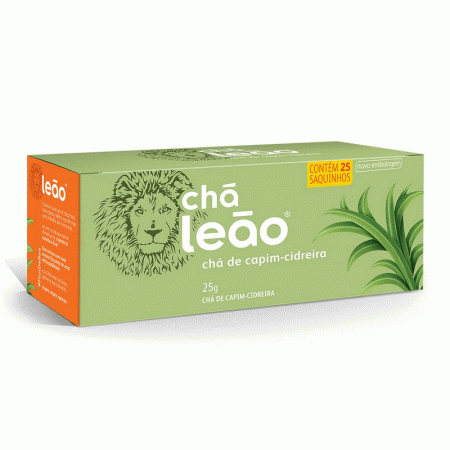 Chá Leão Capim-Cidreira 25g em sachês - 25 unidades