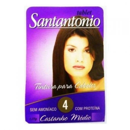 Tonalizante Santantonio Nº4 Castanho Médio Alpha Line
