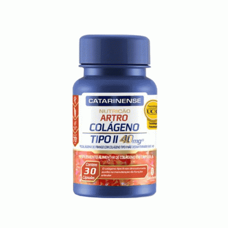Colágeno Tipo 2 40mg UC-II Artro Catarinense 30 cápsulas