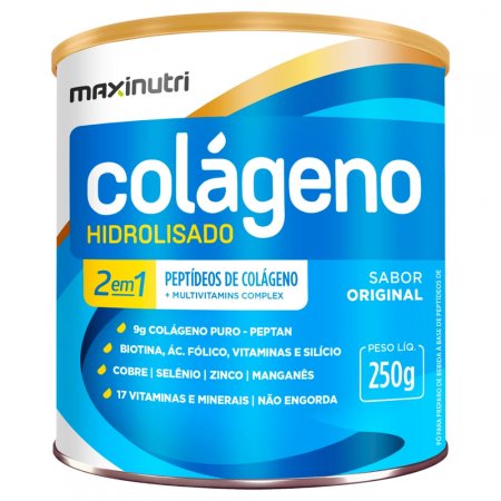 Colágeno Hidrolisado MaxiNutri  2 em 1 Original 250g