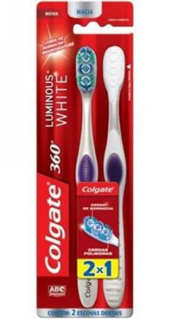Escova Dental Colgate 360º Luminous White
