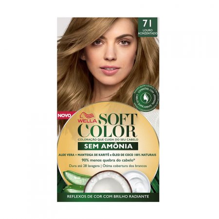 Tinta de Cabelo Soft Color Louro Acinzentado 71