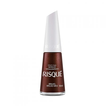 Esmalte Metálico Brilho, Brilho Méu Risqué 8Ml