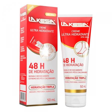 Creme Hidratante para os Pés La Kesia Hidratação Tripla 10% Ureia com 50ml