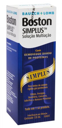 Boston Simplus Solução para Limpeza de Lentes com 120ml