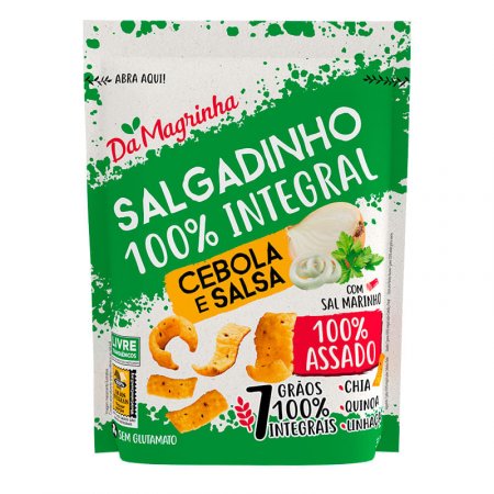 Salgadinho Integral Cebola E Salsa 30g - Da Magrinha