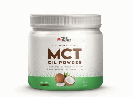 True MCT Oil Powder   Coconut Cream   300g   True Source