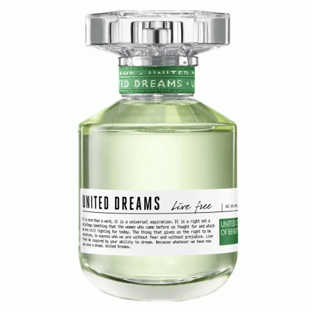 Perfume Benetton United Dreams Live Free Feminino Eau de Toilette 50ml