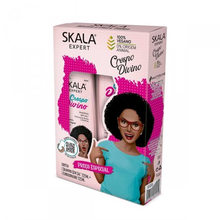 Kit Shampoo + Condicionador Skala Expert Crespo Divino com 325ml cada