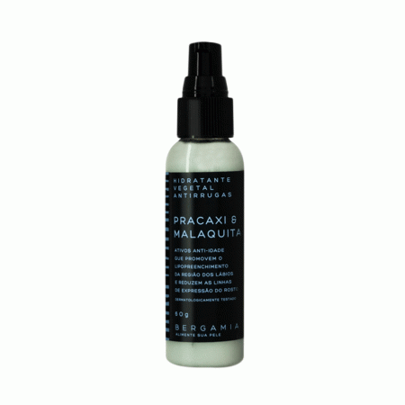 Hidratante Facial Antirrugas Bergamia de Pracaxi e Malaquita 60g