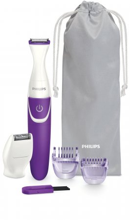 Aparador de Pelos Íntimos Bikini Genie Philips Pilhas - BRT383/15