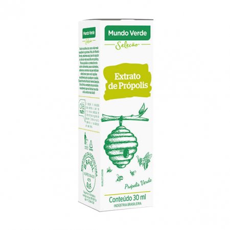Extrato Própolis Verde Alcoólico Mundo Verde Seleção 30ml
