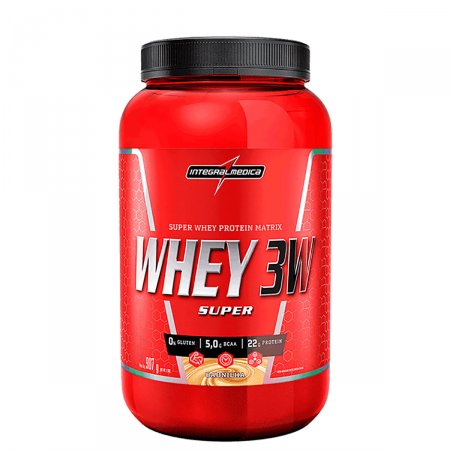 Whey Protein Super 3W Baunilha Integralmédica Pote - 907g