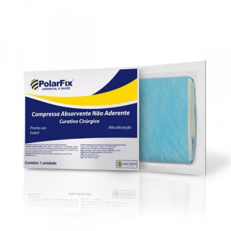 Compressa Gaze Absorvente Não Aderente Polar Fix