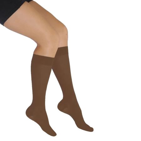 Meia Panturrilha Venosan Legline - Suave Compressão - Fechada - Sahara - P