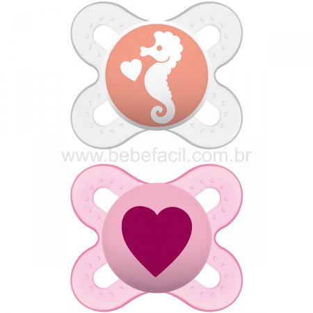 Chupeta Start Girls 2pçs Tam 1 (0-2m) - MAM