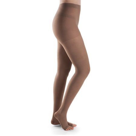 Meia Calca Attiva Alta Compressao 20-30 Fem Aberta Natural Escuro Tamanho M Cor NATURAL ESCURO