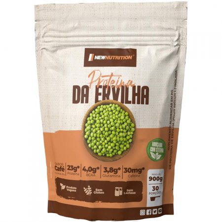 Proteína Isolada da Ervilha 900g Café NEWNUTRITION