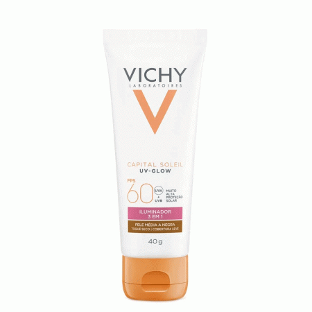 Vichy Capital Soleil UV Glow Protetor Solar com Cor FPS 60